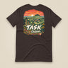 Hampshire Sunset Back Print Unisex T-Shirt in Brown, back view