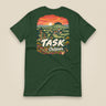 Hampshire Sunset Back Print Unisex T-Shirt in Forest, back view