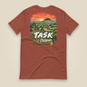 Hampshire Sunset Back Print Unisex T-Shirt in Heather Clay, back view