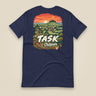 Hampshire Sunset Back Print Unisex T-Shirt in Navy, back view