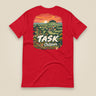 Hampshire Sunset Back Print Unisex T-Shirt in Red, back view