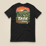Hampshire Sunset Back Print Unisex T-Shirt in Vintage Black, back view