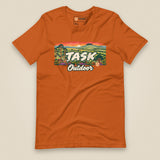 Hampshire Sunset Front Print Unisex T-Shirt in Autumn, front view