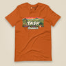 Hampshire Sunset Front Print Unisex T-Shirt in Autumn, front view