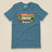 Hampshire Sunset Front Print Unisex T-Shirt in Heather Deep Teal, front view