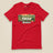 Hampshire Sunset Front Print Unisex T-Shirt in Red, front view