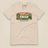 Hampshire Sunset Front Print Unisex T-Shirt in Soft Cream, front view