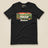Hampshire Sunset Front Print Unisex T-Shirt in Vintage Black, front view