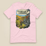 It's Just a Bit of a Scramble Unisex T-Shirt in Soft Pink, front view
