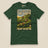 It's Just Over the Brow T-Shirt in Forest, laid flat, front view