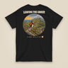 Leaving The Group Double Sided T-Shirt in Black, back view