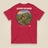Leaving The Group Double Sided T-Shirt in Cardinal, back view