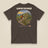 Leaving The Group Double Sided T-Shirt in Dark Chocolate, back view