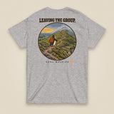 Leaving The Group Double Sided T-Shirt in Sport Grey, back view