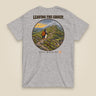 Leaving The Group Double Sided T-Shirt in Sport Grey, back view