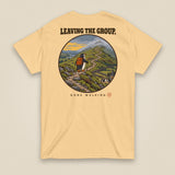 Leaving The Group Double Sided T-Shirt in Yellow Haze, back view