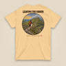 Leaving The Group Double Sided T-Shirt in Yellow Haze, back view