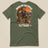 Mind The Old Sweat Men's T-Shirt in Military Green, laid flat, back view