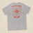 Not All Who Wander Double Sided Unisex T-Shirt in Sport Grey, back view