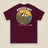 Puffed Out Double Sided T-Shirt in Maroon, back view