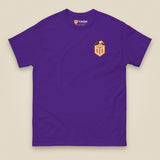 Puffed Out Double Sided T-Shirt in Purple, front view