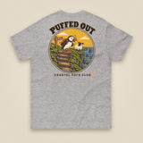 Puffed Out Double Sided T-Shirt in Sport Grey, back view