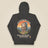 Sloth Hiking Club: Hilltop Hoodie in Charcoal Heather, back view