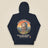 Sloth Hiking Club: Hilltop Hoodie in Navy Blazer, back view