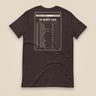Summit Log 20 Peak Bagging Premium Double Sided T-Shirt in Brown, back view