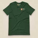 Summit Log 20 Peak Bagging Premium Double Sided T-Shirt in Forest, front view