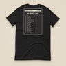 Summit Log 20 Peak Bagging Premium Double Sided T-Shirt in Vintage Black, back view