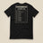Summit Logbook 10 UK Peaks Premium Double Sided T-Shirt in Black, back view