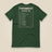Summit Logbook 10 UK Peaks Premium Double Sided T-Shirt in Forest, back view