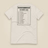 Summit Logbook 10 UK Peaks Premium Double Sided T-Shirt in Heather Dust, back view