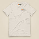 Summit Logbook 10 UK Peaks Premium Double Sided T-Shirt in Heather Dust, front view