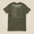 Summit Logbook 10 UK Peaks Premium Double Sided T-Shirt in Military Green, back view