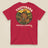 Tactybara Back Print T-Shirt in Cardinal, back view