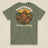 Tactybara Back Print T-Shirt in Military Green, back view