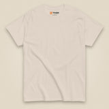 Tactybara Back Print T-Shirt in Natural, front view