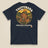 Tactybara Back Print T-Shirt in Navy, back view