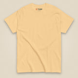 Tactybara Back Print T-Shirt in Yellow Haze, front view
