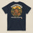 Tactybara Premium Double Sided T-Shirt in Navy, back view