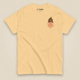Tactybara Premium Double Sided T-Shirt in Yellow Haze, front view