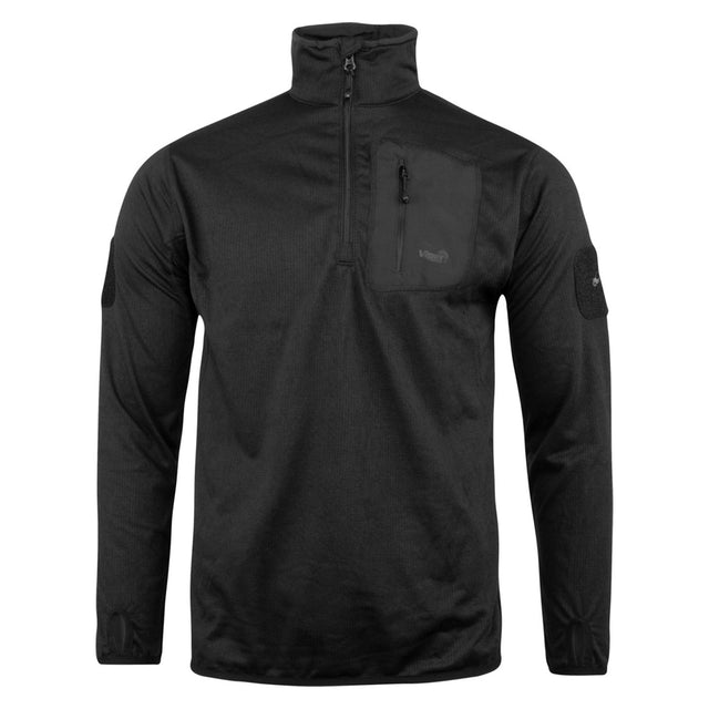 Viper Technical Mid-Layer Fleece Top Black | Task Outdoor