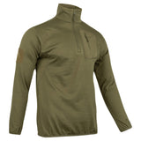 Viper Technical Mid-Layer Fleece Top Olive Green | Task Outdoor