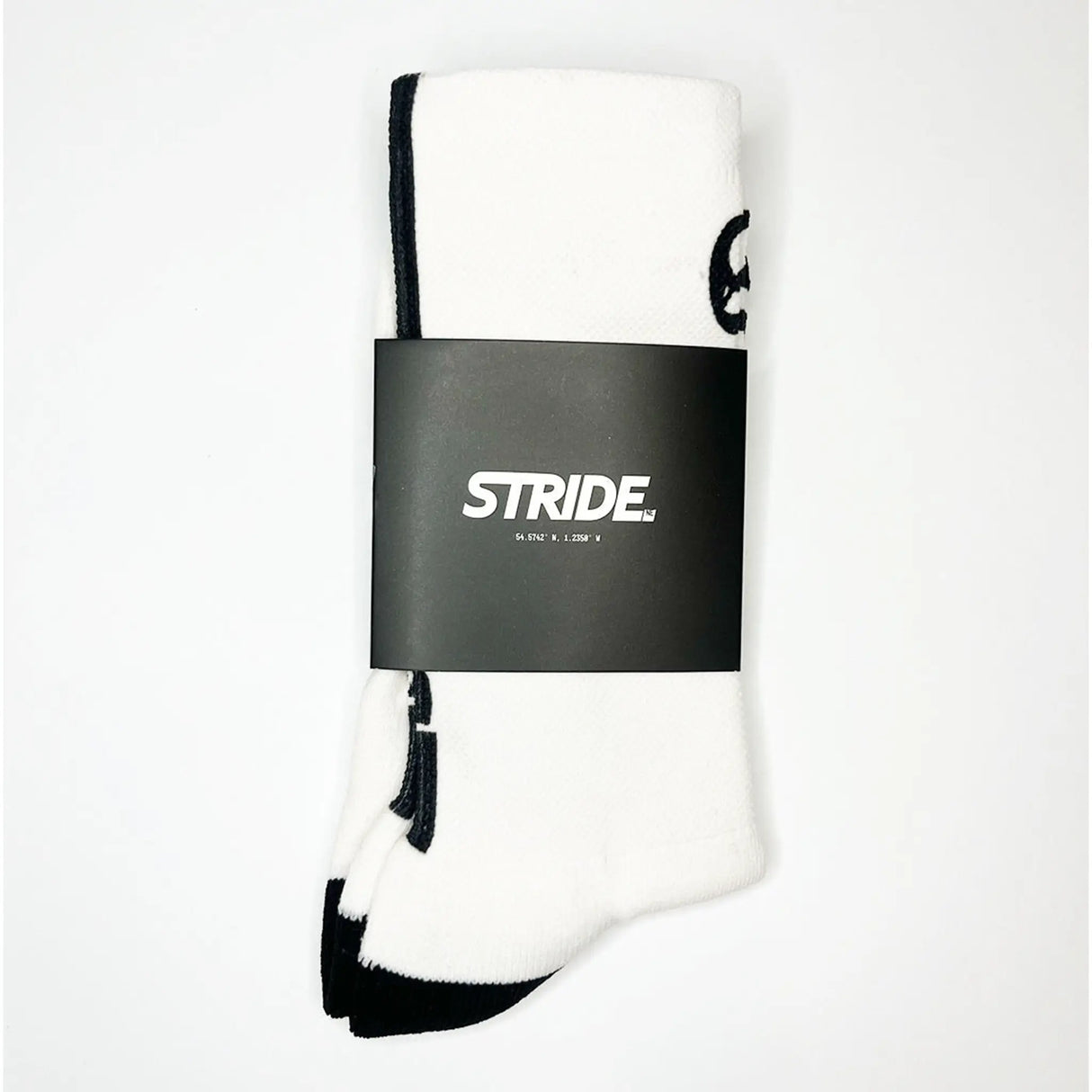 Stride North East "The Daily Stride" Performance Running Socks in packaging