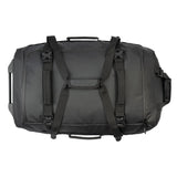 Highlander The Trailer Duffle with Wheels 100L - Black - top view with handles on white background