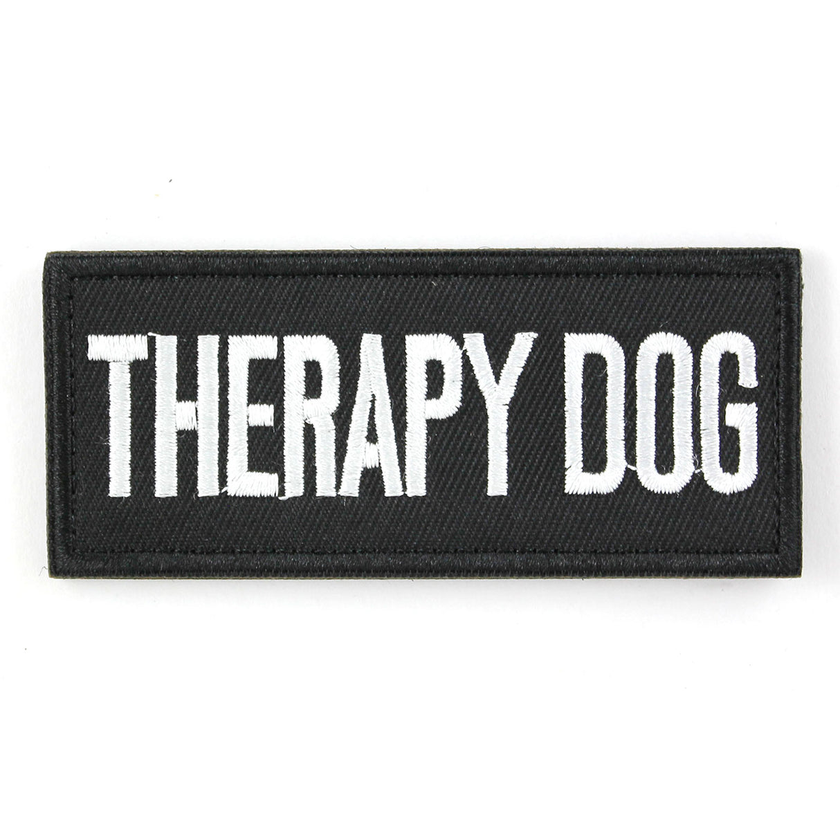 Therapy Dog Patch Black, Hook & Loop, 9cm | Task Outdoor