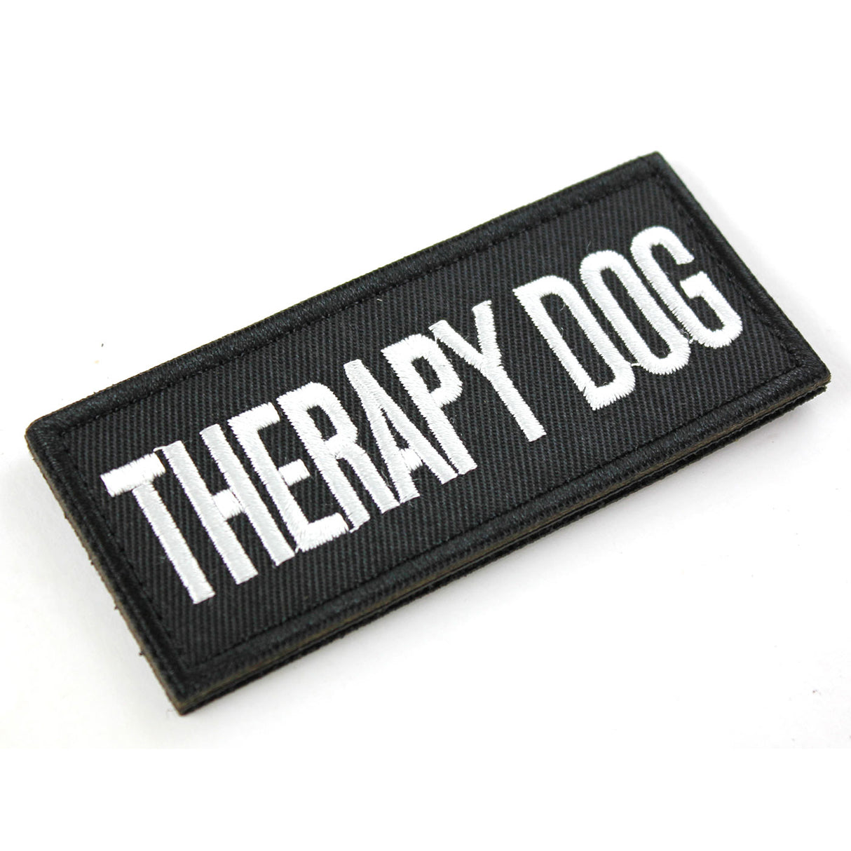 Therapy Dog Patch Black, Hook & Loop, 9cm | Task Outdoor