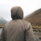 Stoirm Primaloft Thermal Jacket in ranger green lifestyle